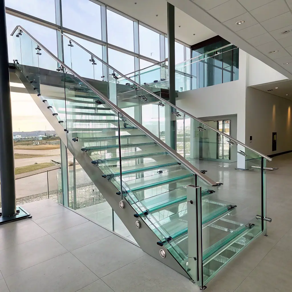 Modern Glass Staircase